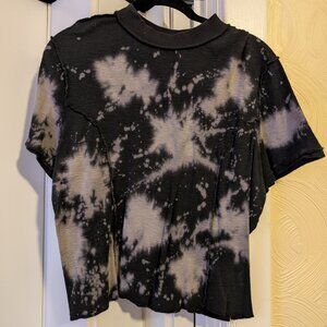 BDG seamed tie dye crop top